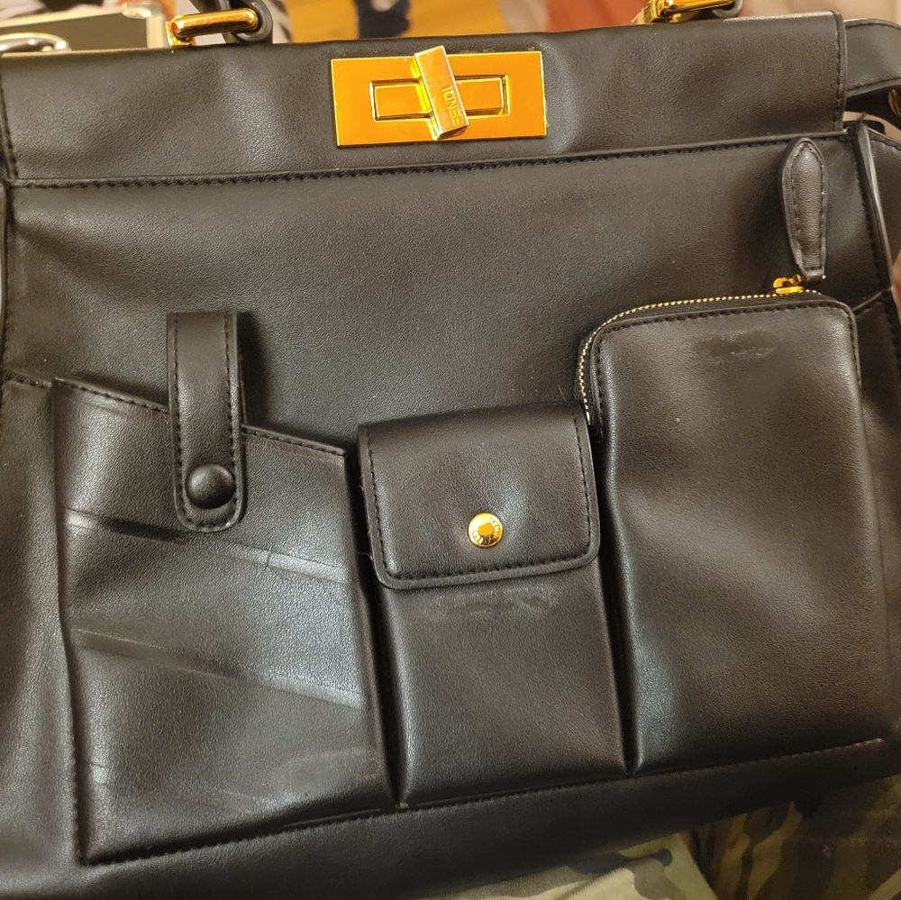 Peekaboo fendi shoulder bag
